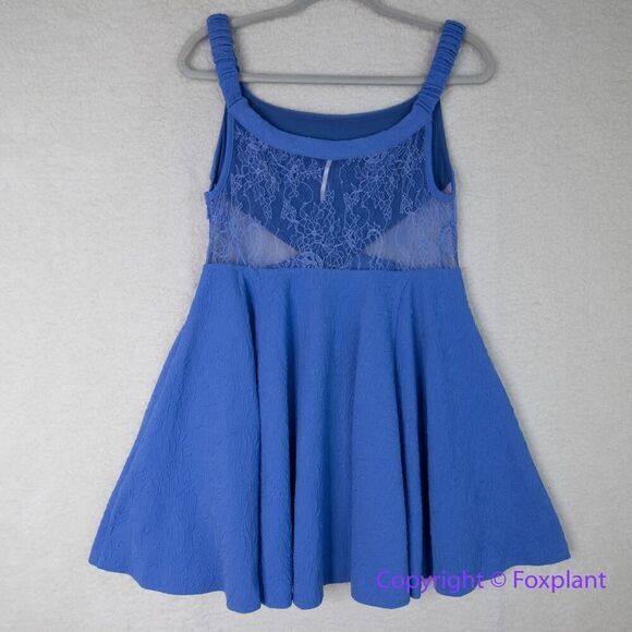 New! Free People Brooklyn Mini Dress in blue, size XS - Picture 11 of 16